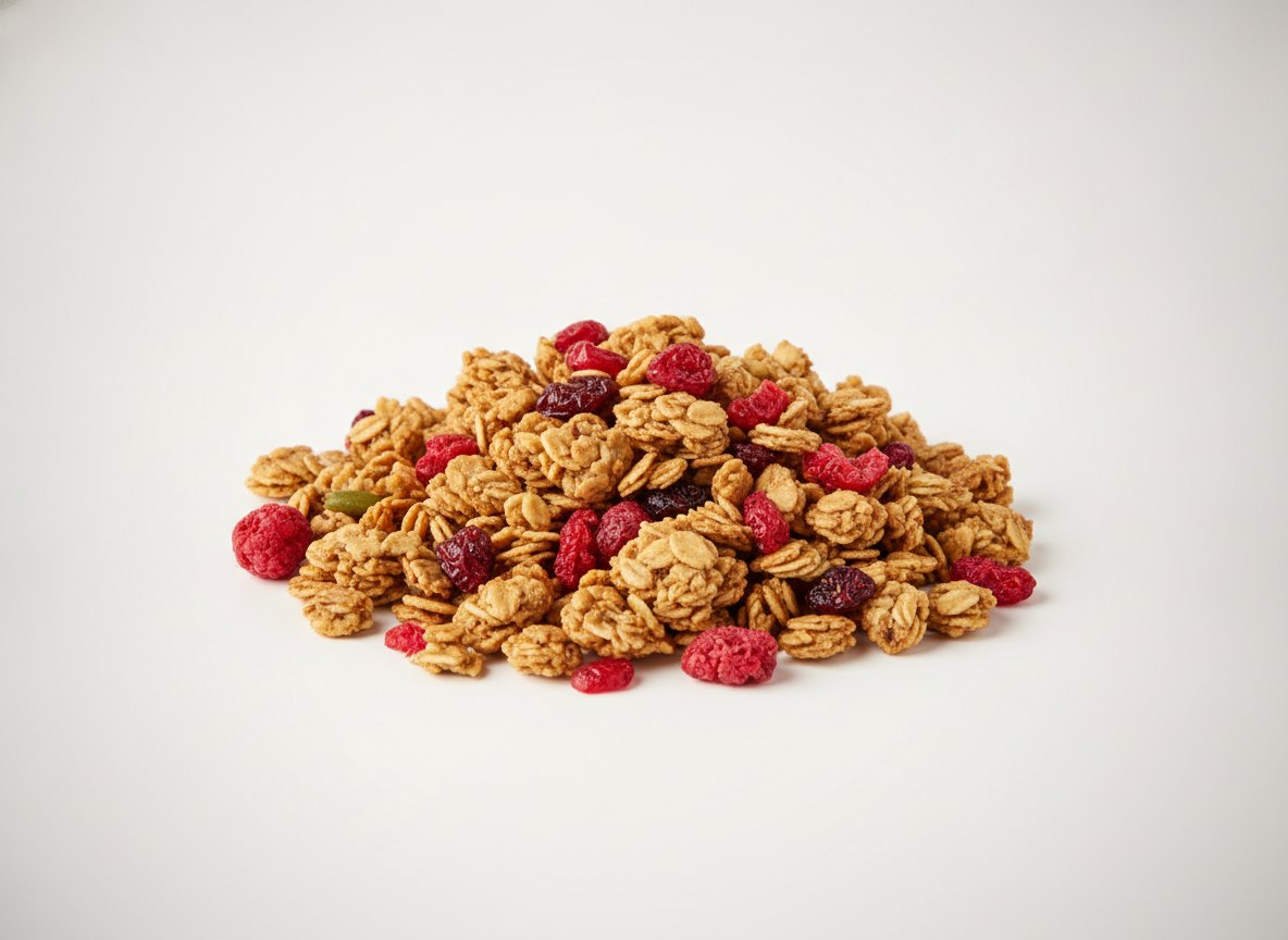 Muesli Crujiente con Frutos Rojos Ecol&oacute;gico